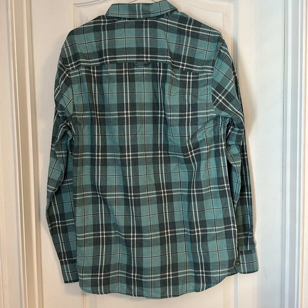 Thread & Cloth Men's Plaid Long Sleeve Button Down Shirt Size Medium - Picture 4 of 4